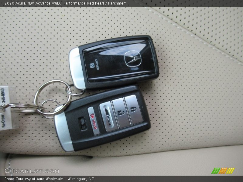 Performance Red Pearl / Parchment 2020 Acura RDX Advance AWD
