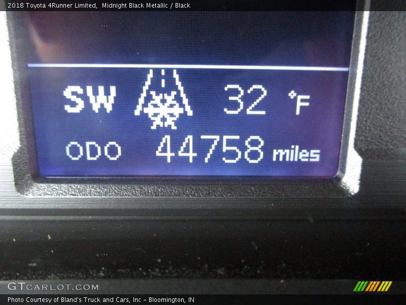 Midnight Black Metallic / Black 2018 Toyota 4Runner Limited