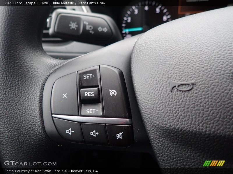 Blue Metallic / Dark Earth Gray 2020 Ford Escape SE 4WD