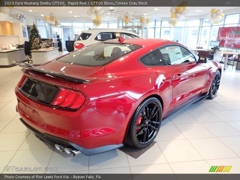 Rapid Red / GT500 Ebony/Smoke Gray Stitch 2020 Ford Mustang Shelby GT500