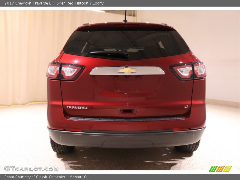 Siren Red Tintcoat / Ebony 2017 Chevrolet Traverse LT