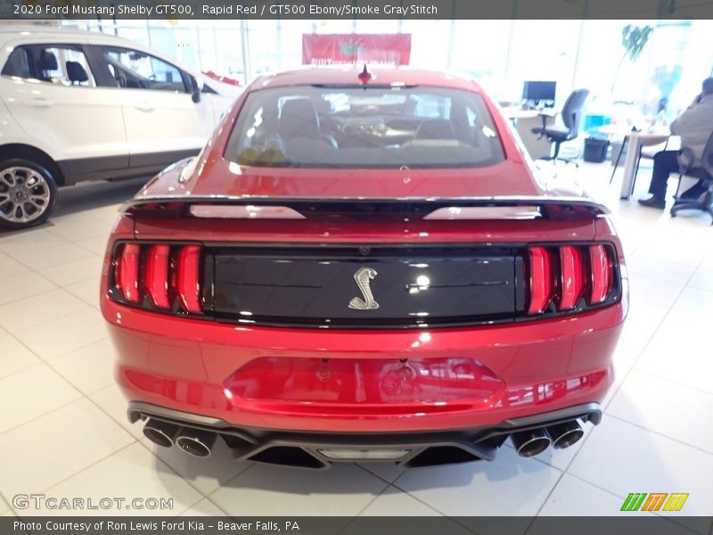 Rapid Red / GT500 Ebony/Smoke Gray Stitch 2020 Ford Mustang Shelby GT500