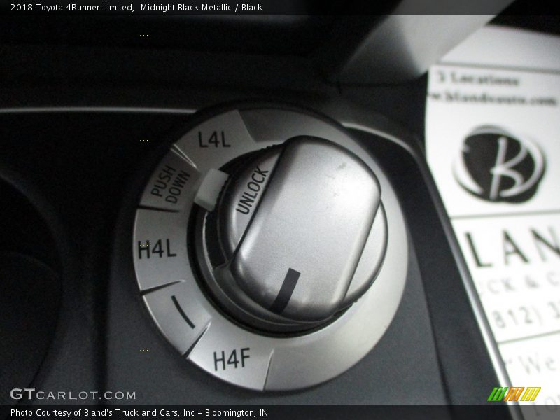 Midnight Black Metallic / Black 2018 Toyota 4Runner Limited