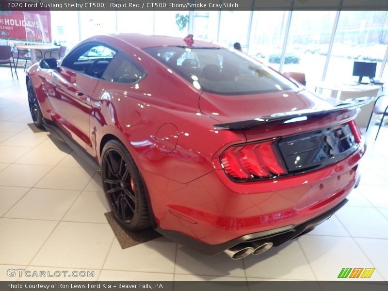 Rapid Red / GT500 Ebony/Smoke Gray Stitch 2020 Ford Mustang Shelby GT500
