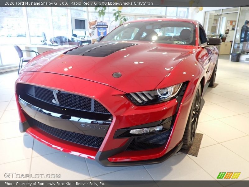 Front 3/4 View of 2020 Mustang Shelby GT500
