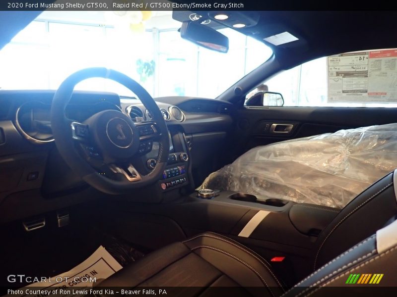 Front Seat of 2020 Mustang Shelby GT500