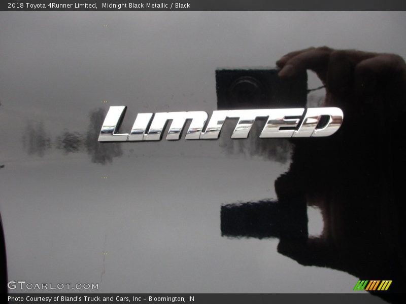 Midnight Black Metallic / Black 2018 Toyota 4Runner Limited