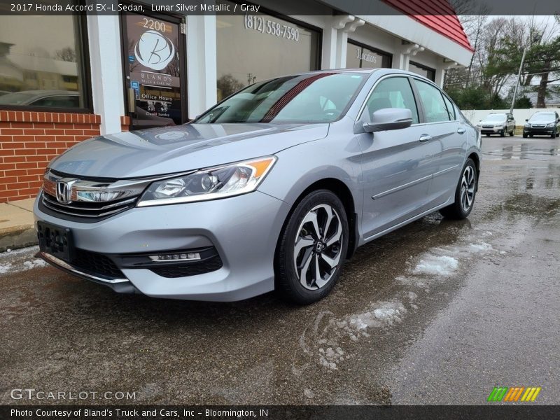 Lunar Silver Metallic / Gray 2017 Honda Accord EX-L Sedan