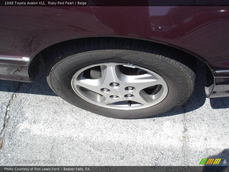 Ruby Red Pearl / Beige 1998 Toyota Avalon XLS