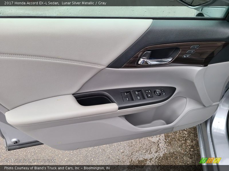 Lunar Silver Metallic / Gray 2017 Honda Accord EX-L Sedan
