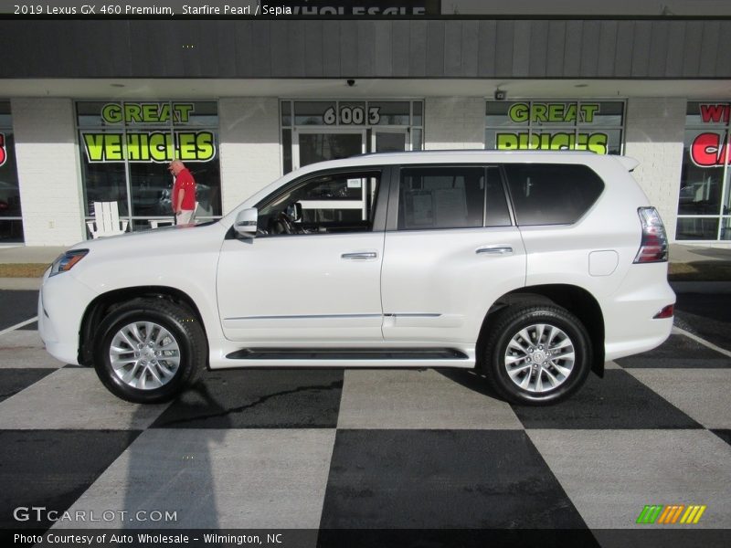 Starfire Pearl / Sepia 2019 Lexus GX 460 Premium