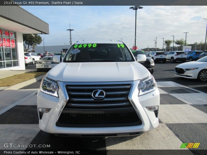 Starfire Pearl / Sepia 2019 Lexus GX 460 Premium