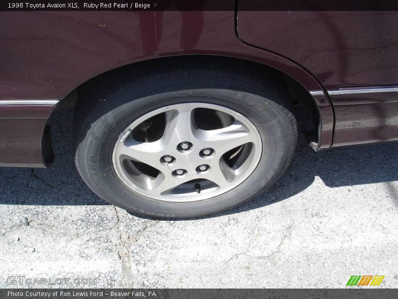 Ruby Red Pearl / Beige 1998 Toyota Avalon XLS