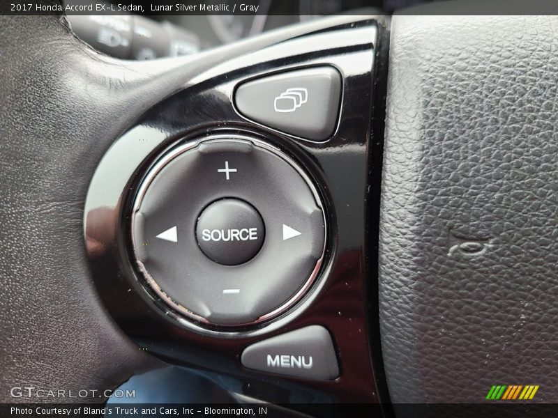 Lunar Silver Metallic / Gray 2017 Honda Accord EX-L Sedan