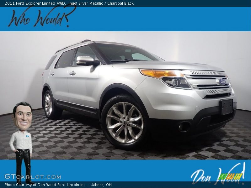 Ingot Silver Metallic / Charcoal Black 2011 Ford Explorer Limited 4WD