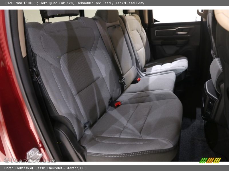 Delmonico Red Pearl / Black/Diesel Gray 2020 Ram 1500 Big Horn Quad Cab 4x4