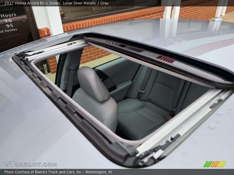 Lunar Silver Metallic / Gray 2017 Honda Accord EX-L Sedan