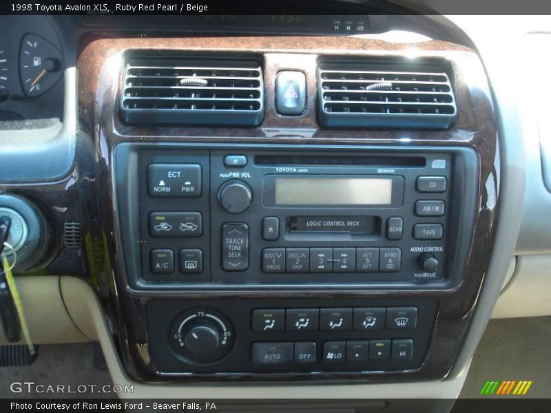 Ruby Red Pearl / Beige 1998 Toyota Avalon XLS