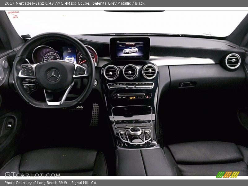 Selenite Grey Metallic / Black 2017 Mercedes-Benz C 43 AMG 4Matic Coupe