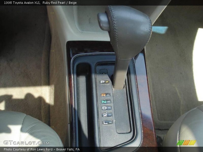 Ruby Red Pearl / Beige 1998 Toyota Avalon XLS