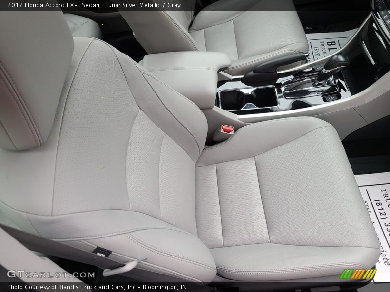 Lunar Silver Metallic / Gray 2017 Honda Accord EX-L Sedan