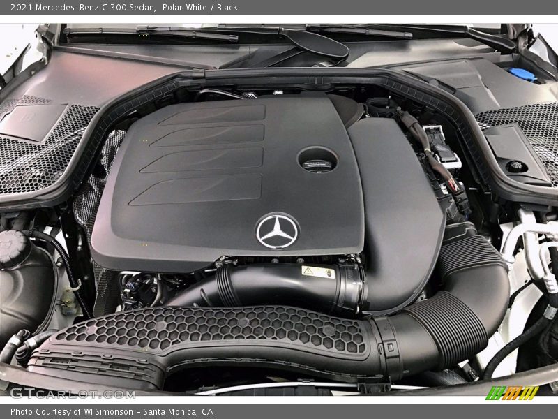 Polar White / Black 2021 Mercedes-Benz C 300 Sedan