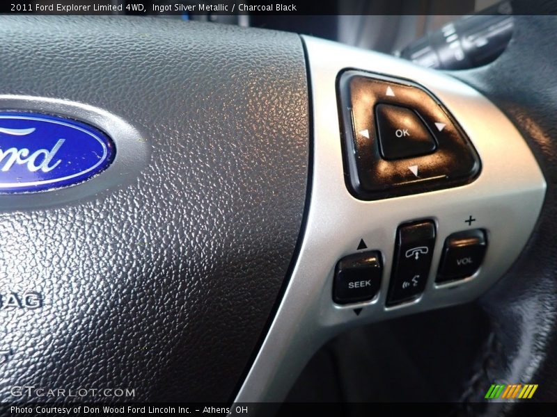 Ingot Silver Metallic / Charcoal Black 2011 Ford Explorer Limited 4WD