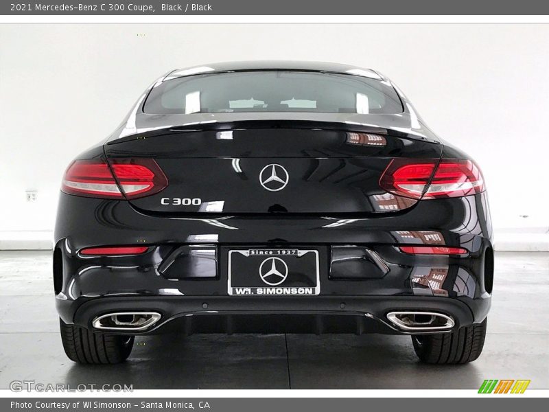 Black / Black 2021 Mercedes-Benz C 300 Coupe