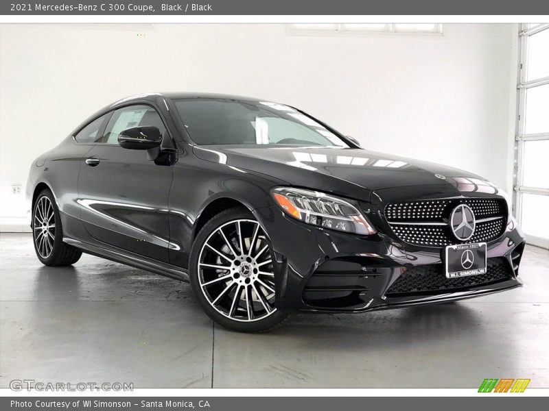 Front 3/4 View of 2021 C 300 Coupe
