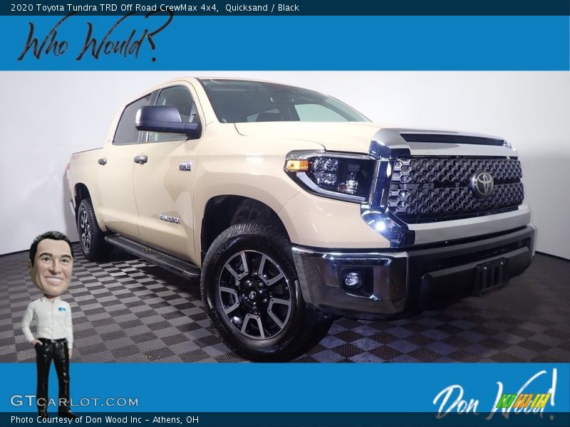 Quicksand / Black 2020 Toyota Tundra TRD Off Road CrewMax 4x4