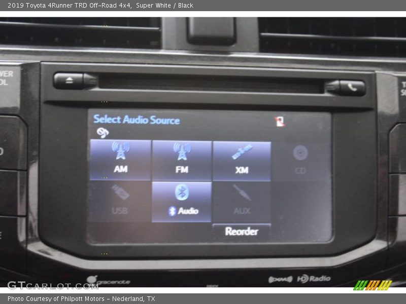 Super White / Black 2019 Toyota 4Runner TRD Off-Road 4x4