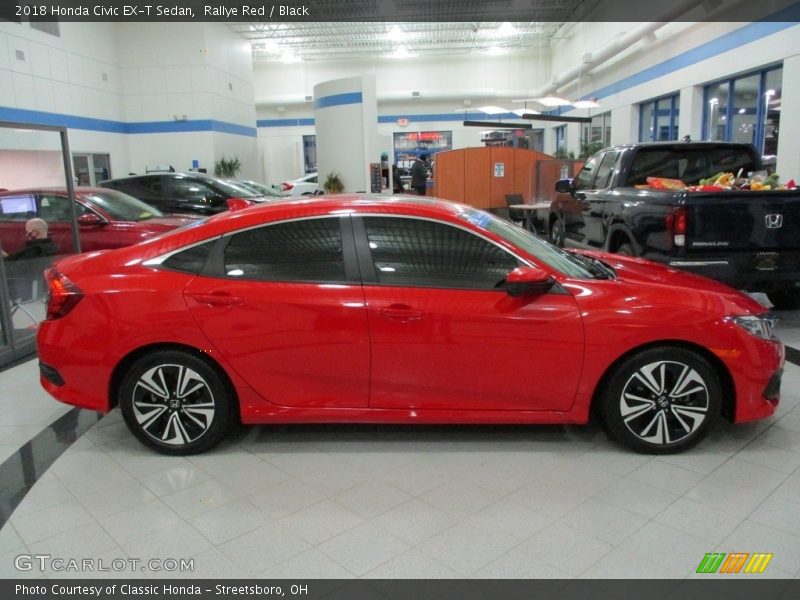Rallye Red / Black 2018 Honda Civic EX-T Sedan