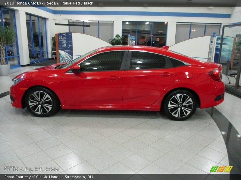 Rallye Red / Black 2018 Honda Civic EX-T Sedan