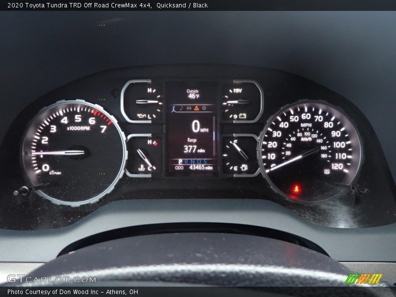 Quicksand / Black 2020 Toyota Tundra TRD Off Road CrewMax 4x4