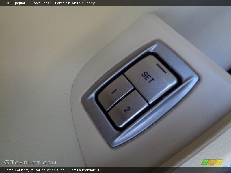 Porcelain White / Barley 2010 Jaguar XF Sport Sedan