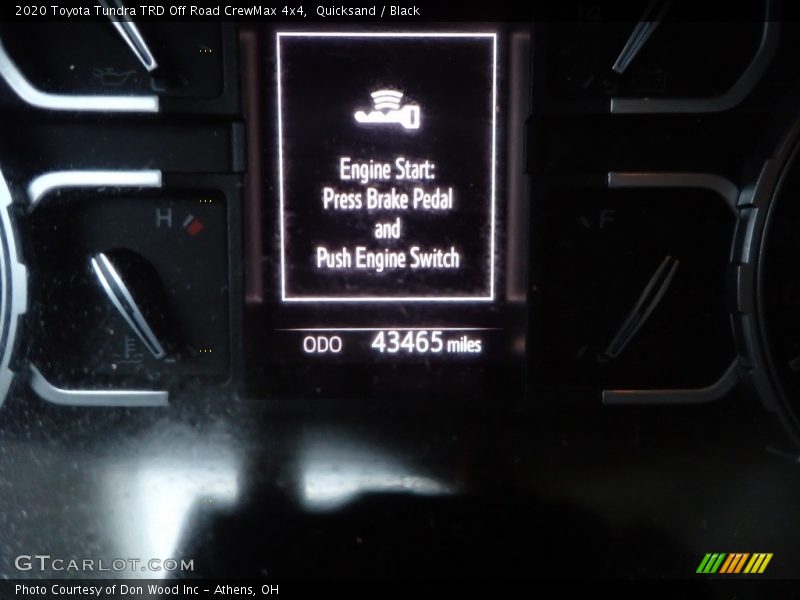 Quicksand / Black 2020 Toyota Tundra TRD Off Road CrewMax 4x4