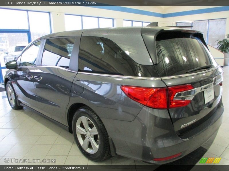 Modern Steel Metallic / Gray 2018 Honda Odyssey EX