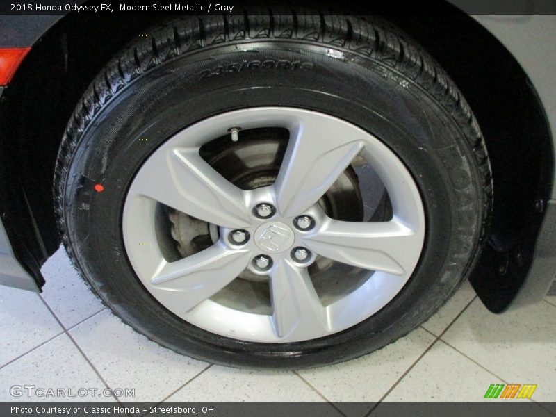 Modern Steel Metallic / Gray 2018 Honda Odyssey EX