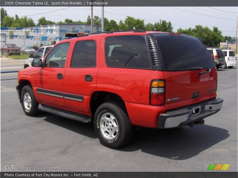 Sport Red Metallic / Tan/Neutral 2005 Chevrolet Tahoe LS