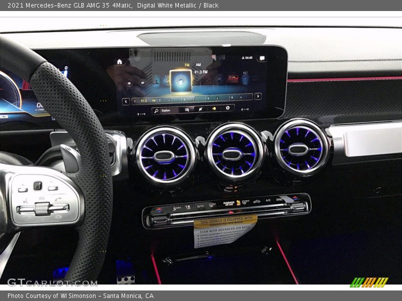 Digital White Metallic / Black 2021 Mercedes-Benz GLB AMG 35 4Matic