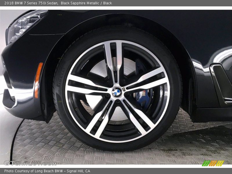 Black Sapphire Metallic / Black 2018 BMW 7 Series 750i Sedan