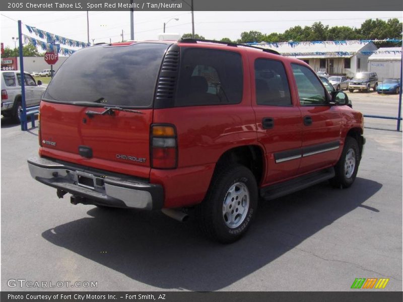 Sport Red Metallic / Tan/Neutral 2005 Chevrolet Tahoe LS