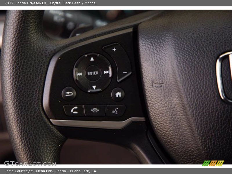 Crystal Black Pearl / Mocha 2019 Honda Odyssey EX