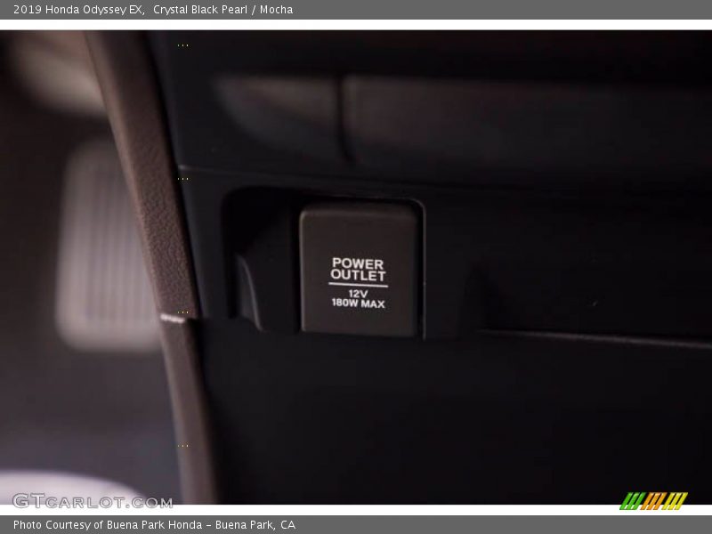 Crystal Black Pearl / Mocha 2019 Honda Odyssey EX