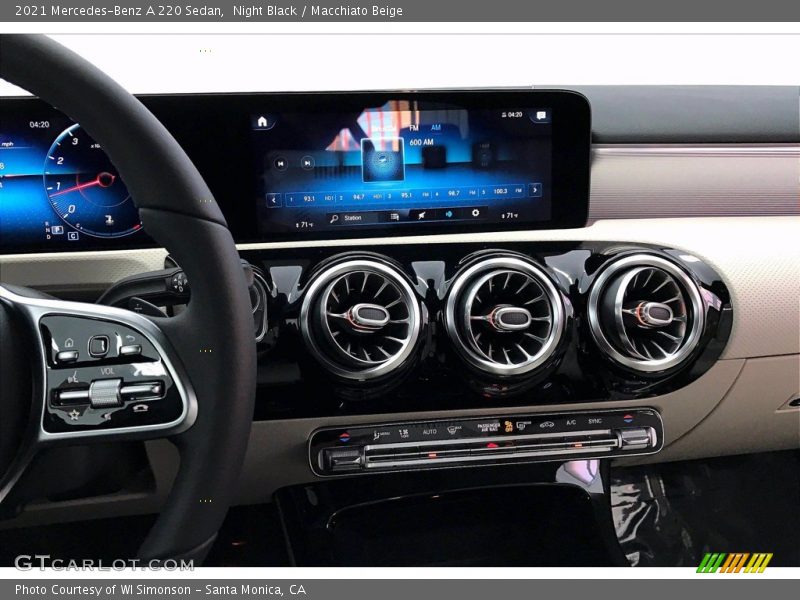 Night Black / Macchiato Beige 2021 Mercedes-Benz A 220 Sedan