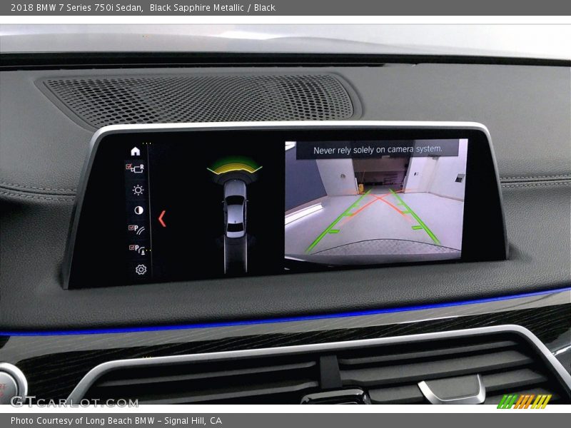 Black Sapphire Metallic / Black 2018 BMW 7 Series 750i Sedan