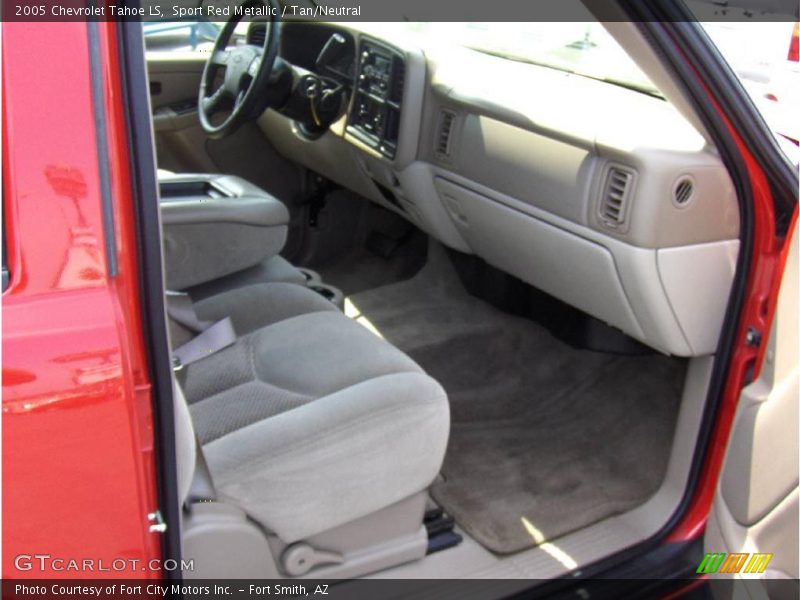 Sport Red Metallic / Tan/Neutral 2005 Chevrolet Tahoe LS