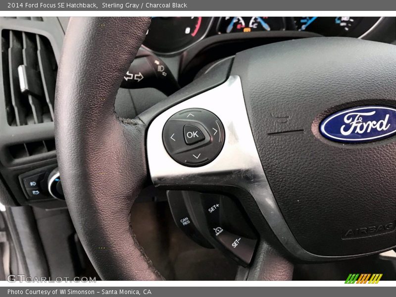Sterling Gray / Charcoal Black 2014 Ford Focus SE Hatchback