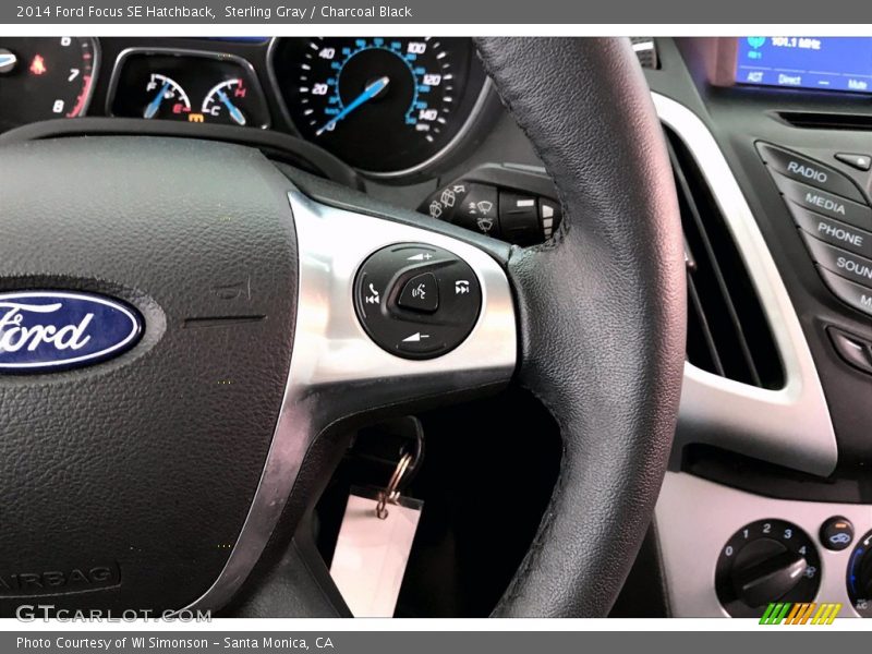 Sterling Gray / Charcoal Black 2014 Ford Focus SE Hatchback