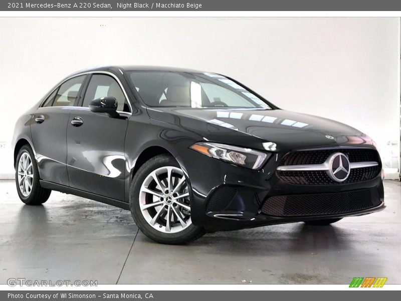 Night Black / Macchiato Beige 2021 Mercedes-Benz A 220 Sedan